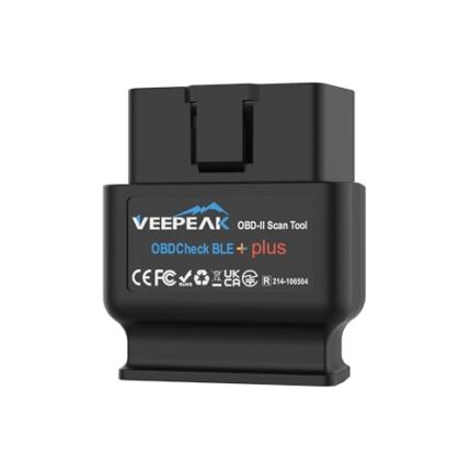 Veepeak OBDCheck BLE+ Bluetooth OBD II Scanner Wireless Car Diagnostic Scan Tool Check Engine Code Reader for iOS & Android