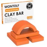 Wontolf Premium Grade Car Clay Bar Kit 4x100g, No Scratch Magic Clay Bars for Auto Detailing Cleaner Kit with Washing and Adsorption Capacity for Car Auto SUV,RV,Truck