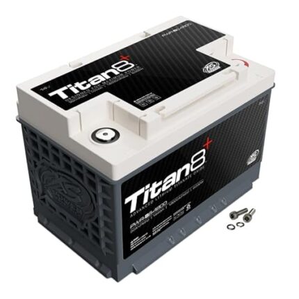 XS Power PWR-S6-4800 2000 Amp Lithium Battery with M6 Terminal Hardware - 14 Volt 10Ah 1000CA Deep Cycle LTO Powersports Powercell for Audio Stereo,LED Light - 9.75 lbs Maintenance Free, Sealed Design