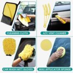 27PCS Car Cleaning Kit for Honda Civic 2022-2025, Interior & Exterior - Image 2