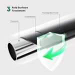 YHTAUTO 3" Bull Bar Guard with Skid Plate for Chevy Silverado HD - Image 4