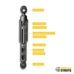 Front Struts & Rear Shocks for 2007-2013 Acura MDX | Set of 4 Assemblies - Image 4