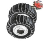 YAGOLD Set of 2 Tire Chains for Trucks 2pcs Snow Chains for Trucks Snow Chains for Car Tires Anti-Skid Thickening Tire Chains Winter Car Accessories No Jack Required 2pcs 295/70R22.5 2pcs 275/80R22.5