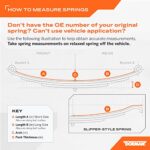 Heavy-Duty Trailer Leaf Spring | 26" Eye/Eye | 5 Leaf | 2500 lb Capacity | 1.75" Wide - Image 3