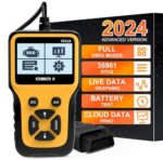 2024 Professional OBD2 Scanner Diagnostic Tool Enhanced Auto Check Engine with Read/Erase Fault Code, 35,901 DTCs, Cloud Data Print, Code Reader Scanner for Cars After 1996