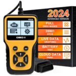 2024 Professional OBD2 Scanner Diagnostic Tool Enhanced Auto Check Engine with Read/Erase Fault Code, 35,901 DTCs, Cloud Data Print, Code Reader Scanner for Cars After 1996