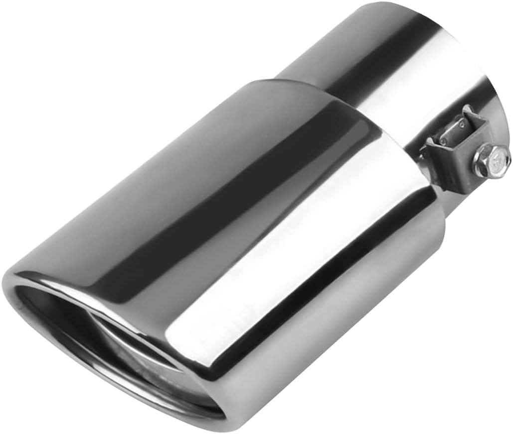 Revamp Your Ride: Sleek Chrome Exhaust Tip Magic!