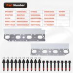 FILTERUP 5.7L V8 Exhaust Manifold Gasket Kit for Dodge Ram Jeep Chrysler - Image 2