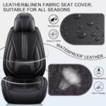 Mazda 6 Seat Covers 2010-2021 Full Set Faux Leather Waterproof - Image 6