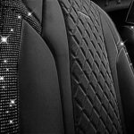 Luxury Black Diamond Bling Car Seat Covers – Waterproof & Universal Fit - Image 7