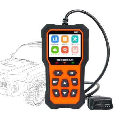 Fronzaron V521 Classic Enhanced OBD2 Scanner Diagnostic Tool, Automotive OBD car Code Reader Diagnosis Engine Light with Reset Fault for All Cars Since 1996 (Orange)