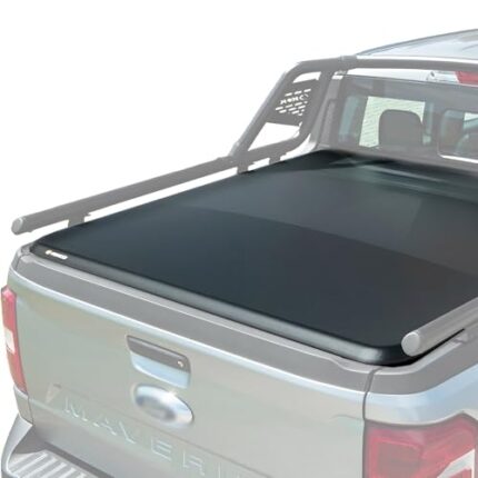 KEKO - GRX Pro Black Soft Roll Up Tonneau Cover Compatible with Maverick 2022-2025 - Truck Bed Cover, Truck Tonneau Covers - Easy 10-Minute Install, Truck Accessories, Car Accessories - Alloy Steel