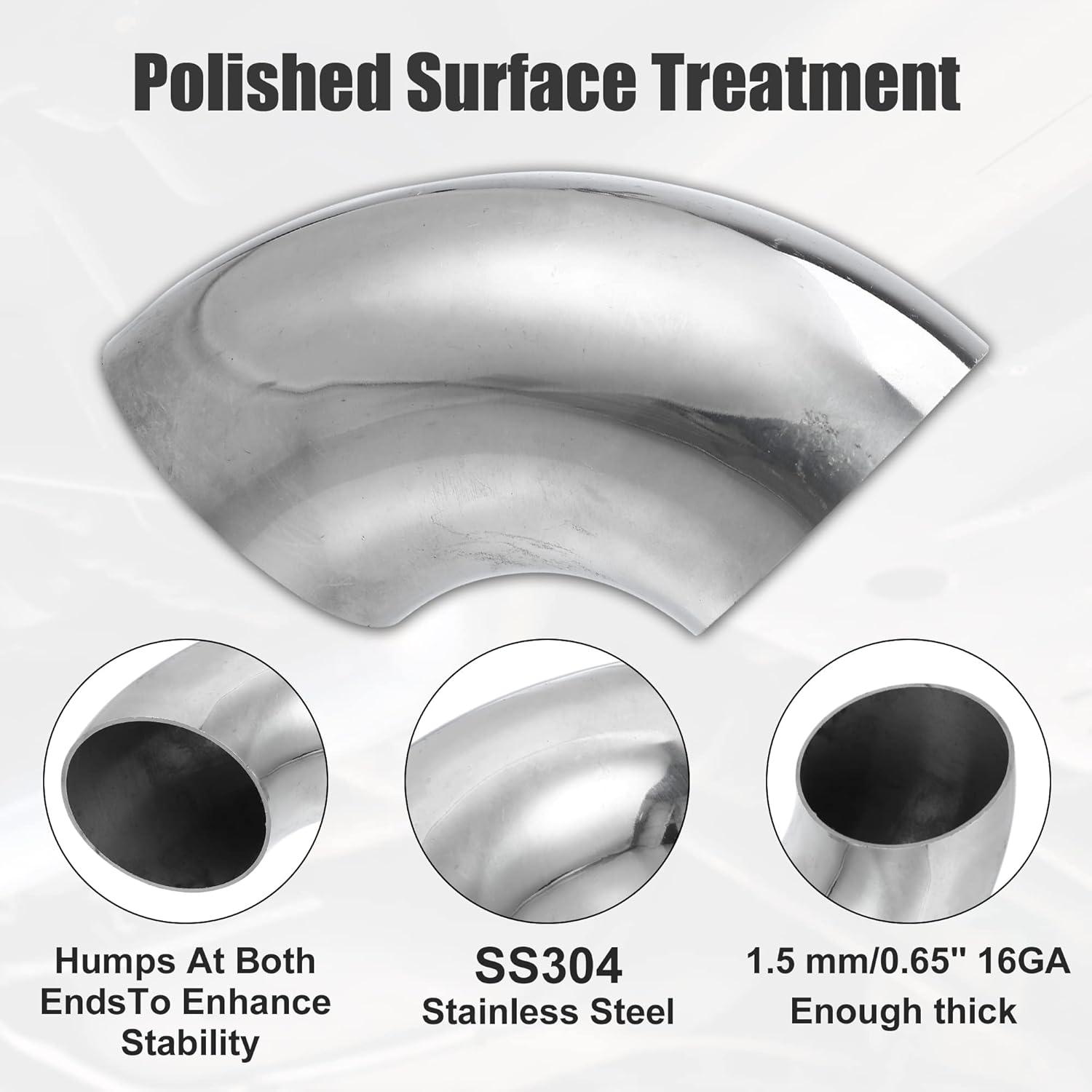 Upgrade Your Ride: Pro SS304 exhaust Elbows