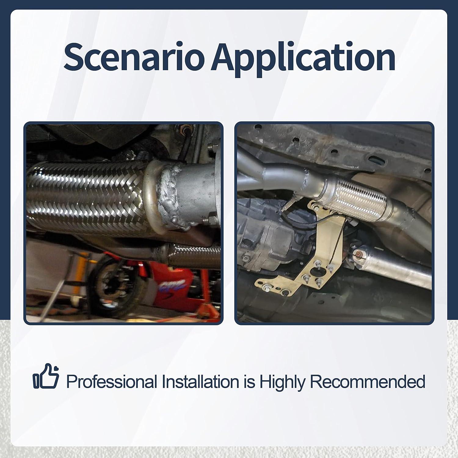 Upgrade Your Ride: Stainless Steel Exhaust Flex Pipe!