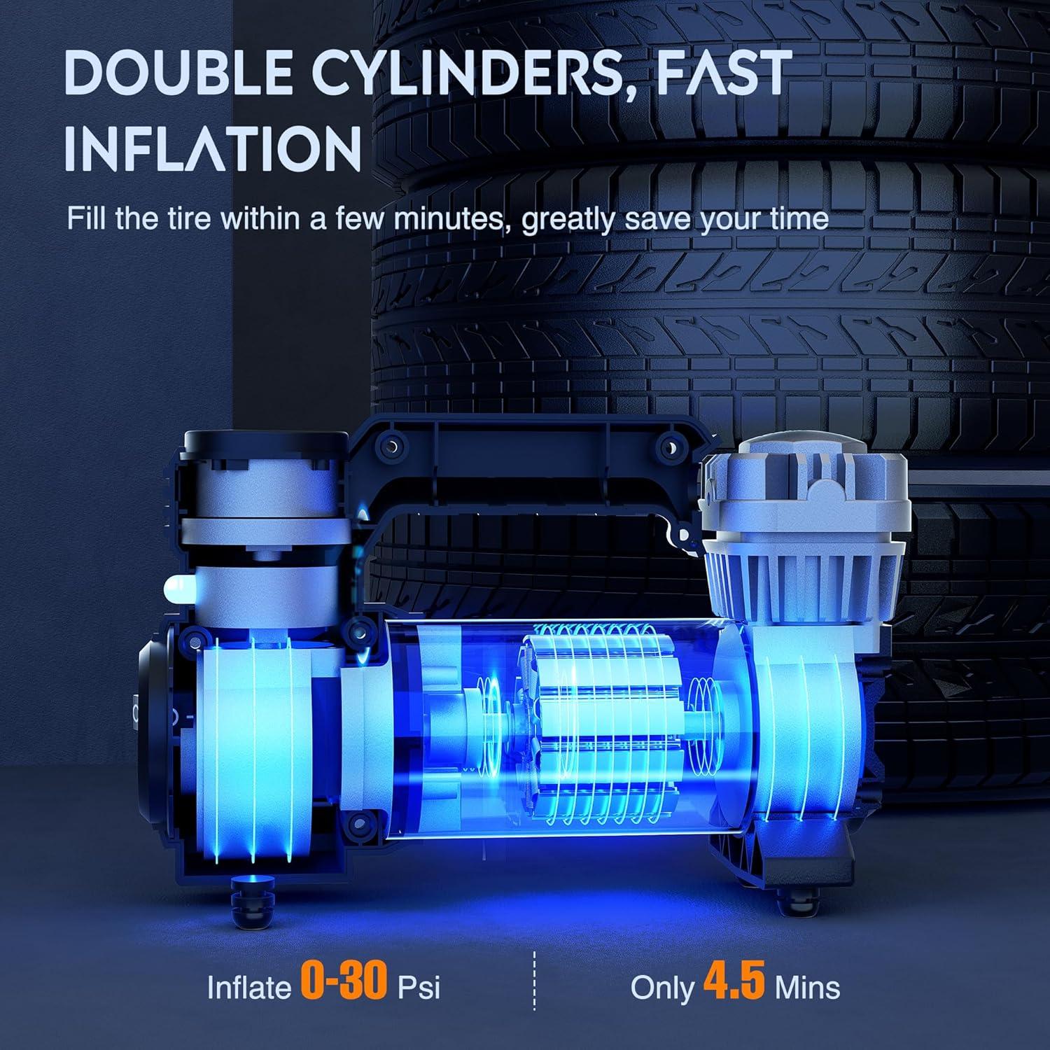 Discover Our Nilight Portable Air⁢ compressor: Fast, Easy, Safe!