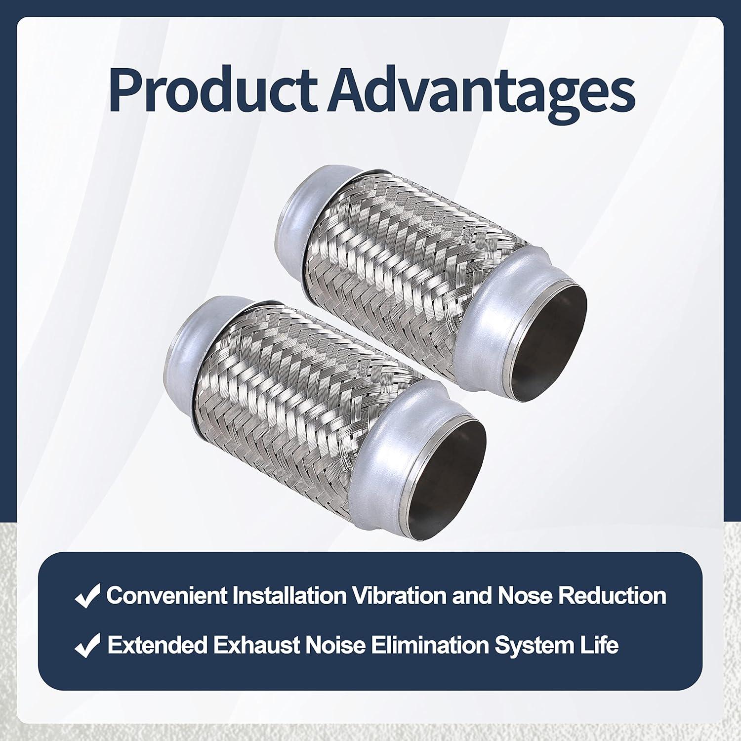 Upgrade Your Ride: Stainless Steel Exhaust Flex Pipe!