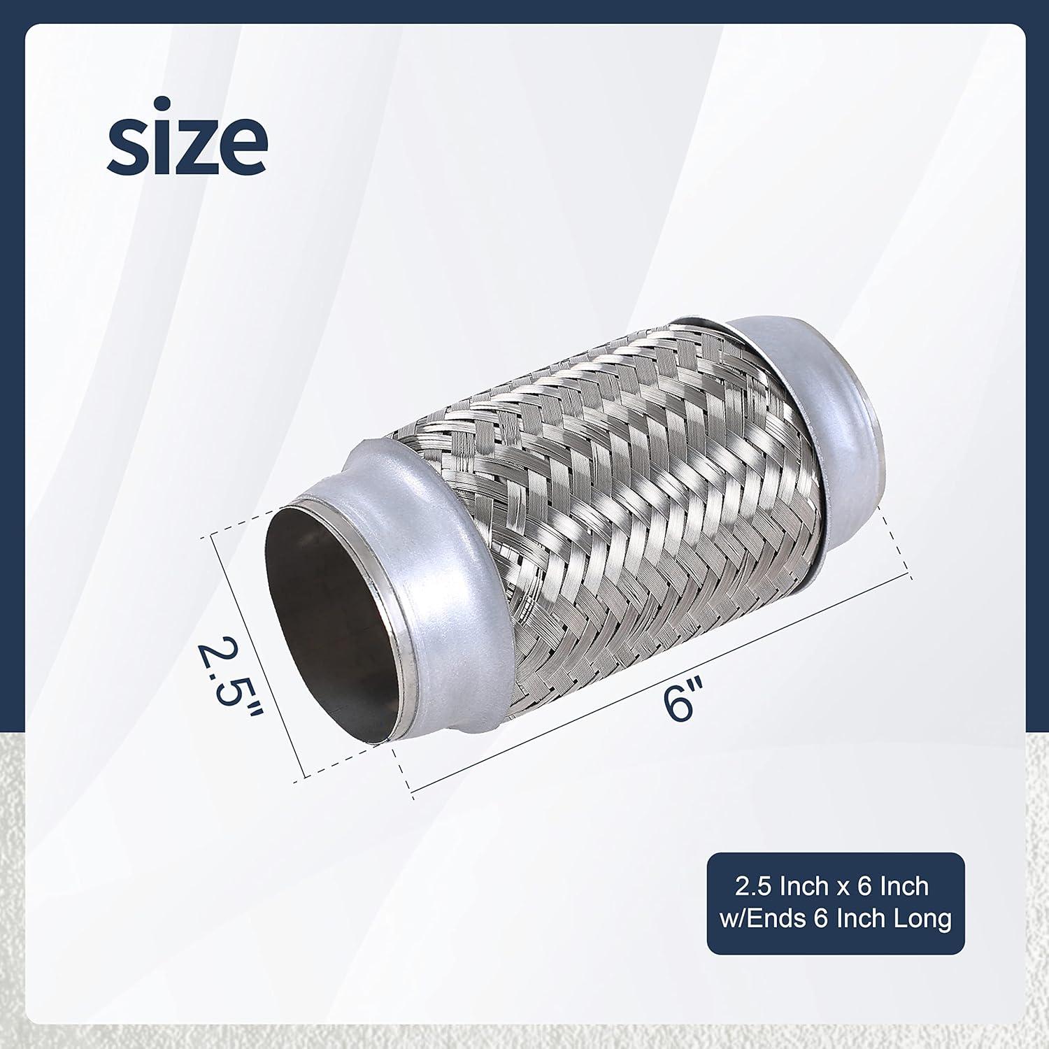 Upgrade Your Ride: Stainless Steel exhaust‌ Flex Pipe!