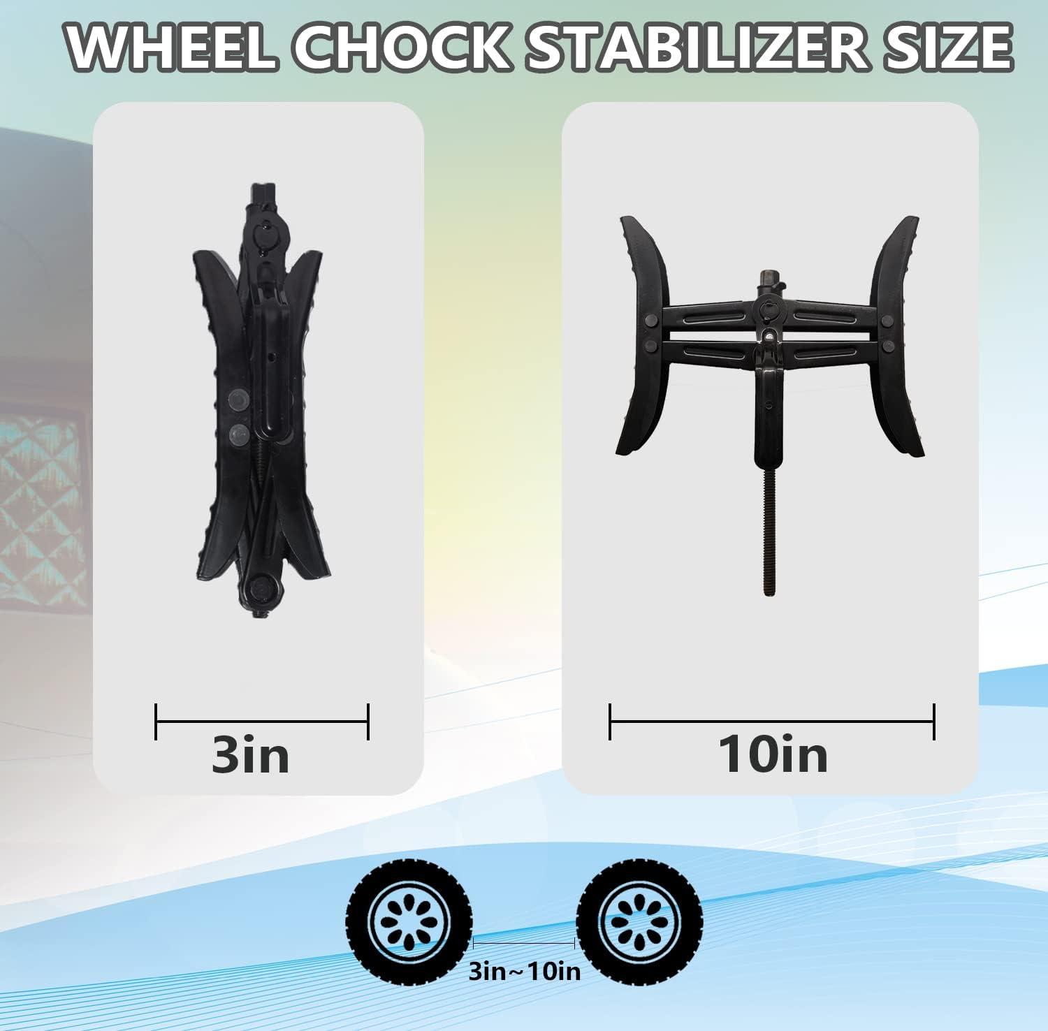 Stabilize Our RV with Stylish Camper Wheel Chock Accessories!