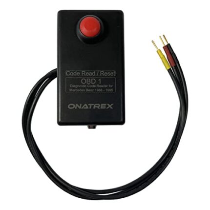 ONATREX OBD1 Diagnostic Fault Code Reader Scanner Tool Compatible with Mercedes Benz Vehicles with The Round 38 Port