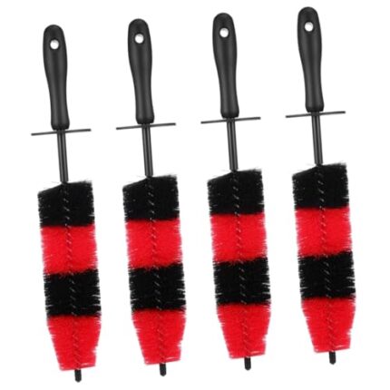 ULTECHNOVO Pcs Automobile Wheel Cleaning Brush Car Wheel Brush Hub Rim Cleaner Car Wash Kit