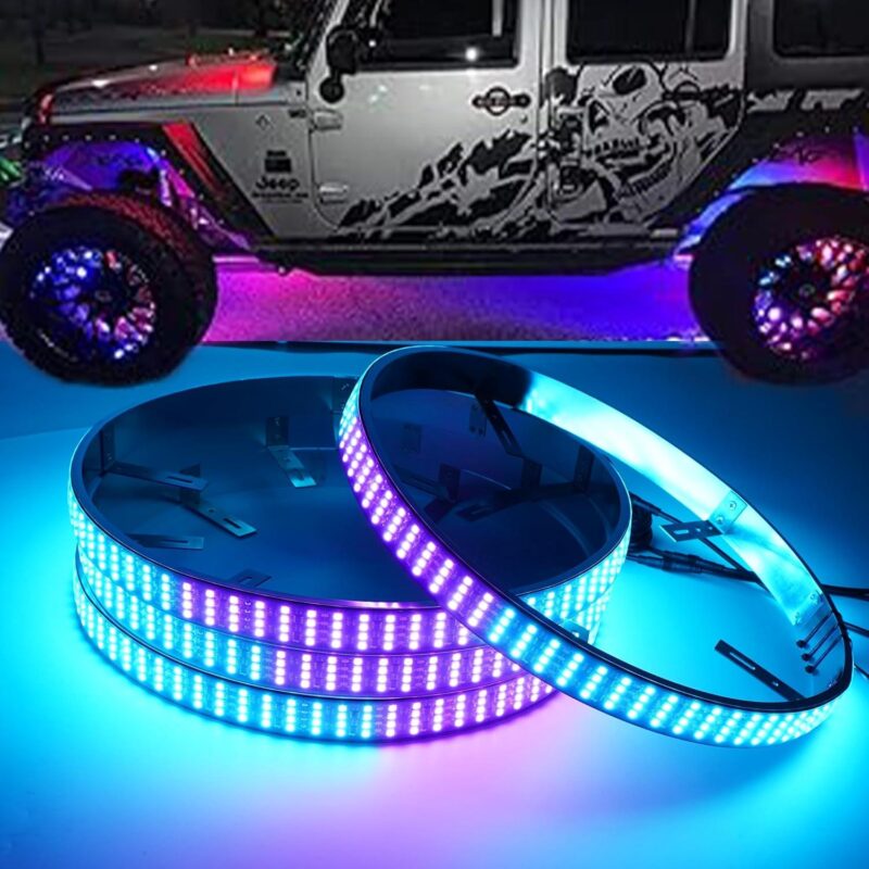 Light Up Our Ride: Vibrant 15.5” Wheel Rim Lights Unleashed!