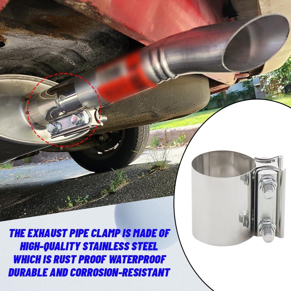 Seal Your Ride: Ultimate 2.25'' Exhaust Clamp Solution!