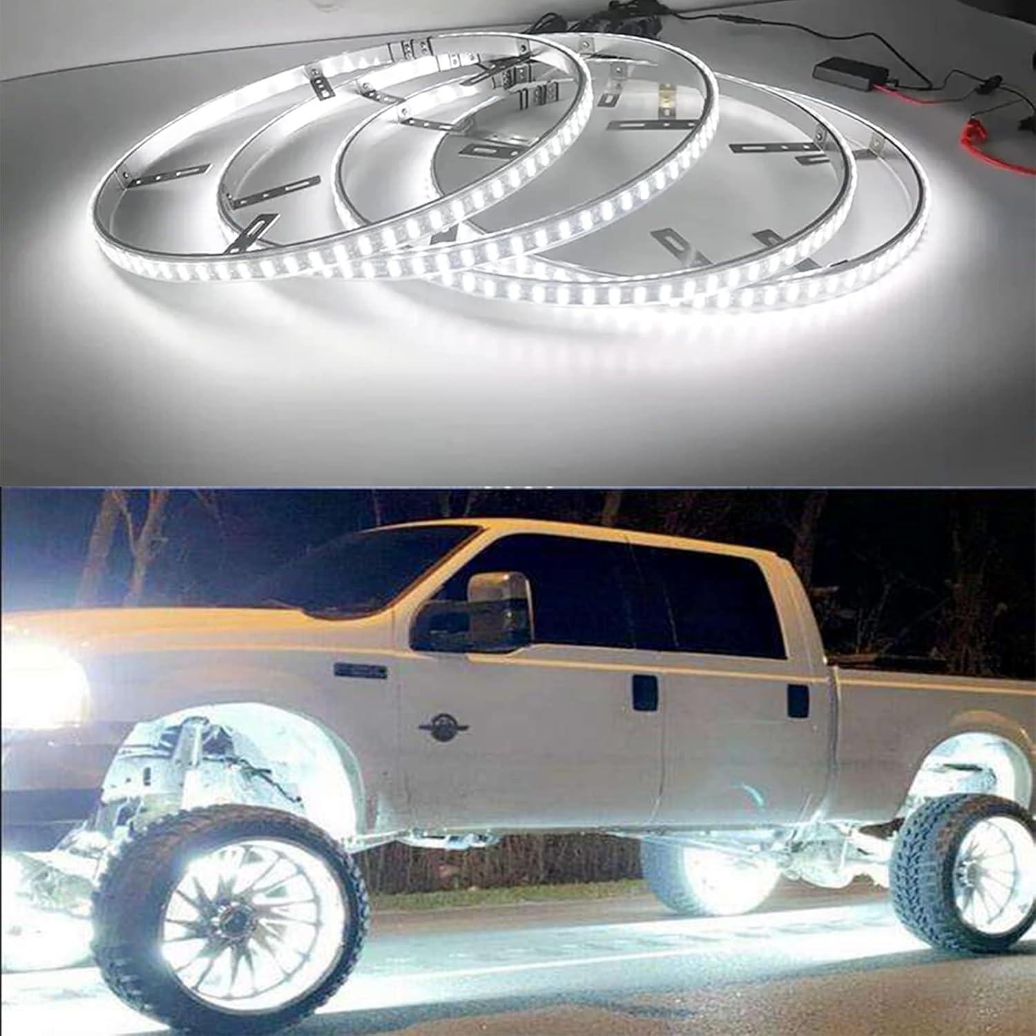 Light Up Our Rides: 15.5in Waterproof Wheel Rim Lights!