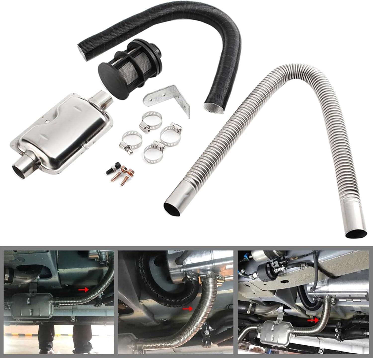 Ultimate Diesel Heater Kit: Quiet, Durable Exhaust Upgrade