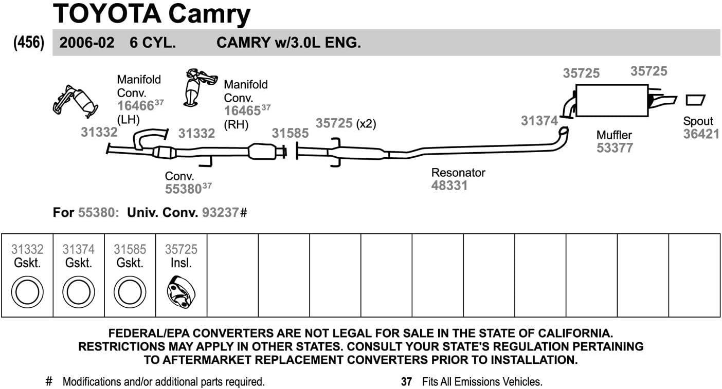 Toyota Camry Exhaust: Precision Performance Upgrade