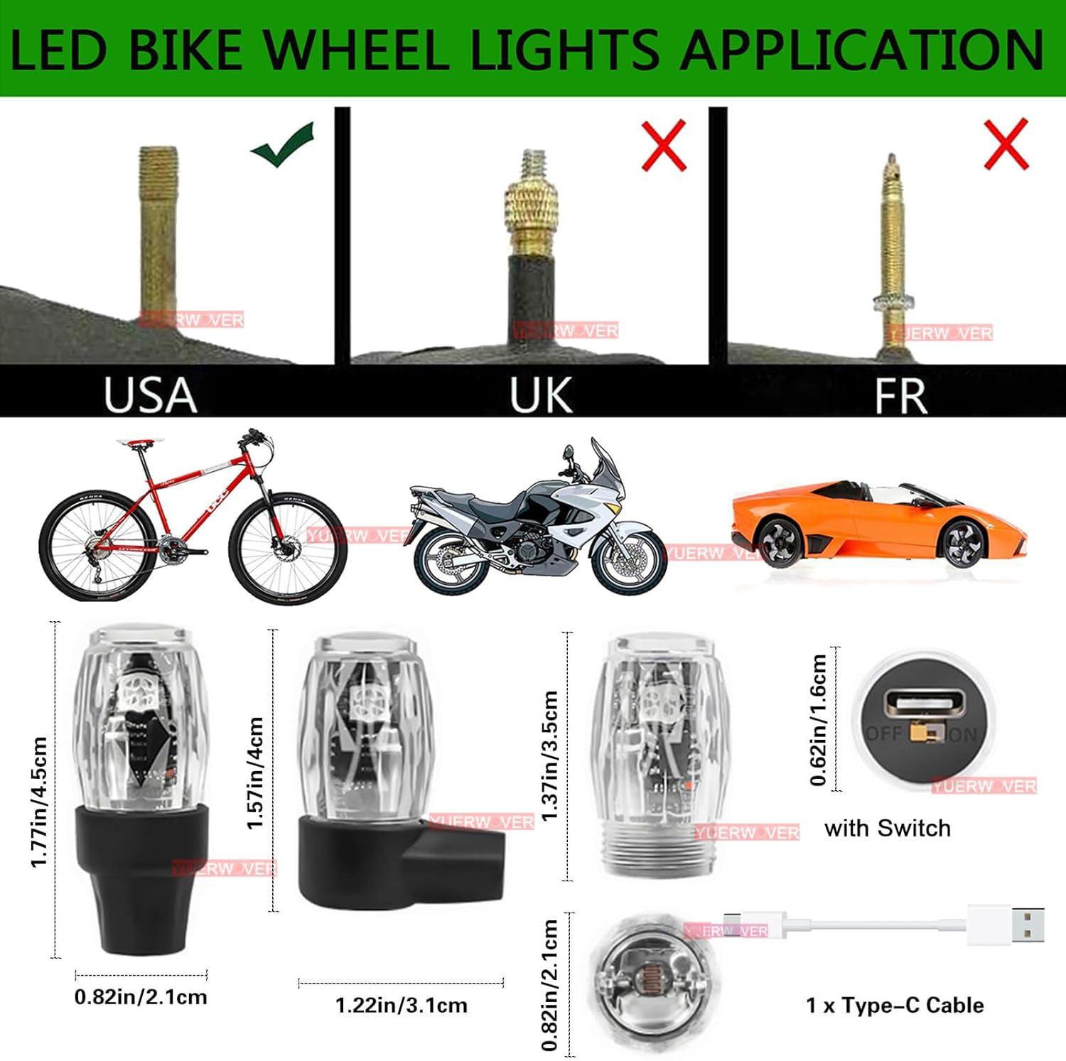 Light Up Our Ride: Vibrant LED tire Valve Lights for‍ Safety