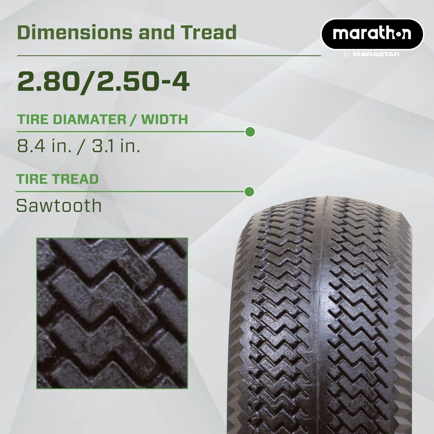 Say Goodbye⁤ to Flats: Our Marathon 2.80/2.50-4 Tire Solution