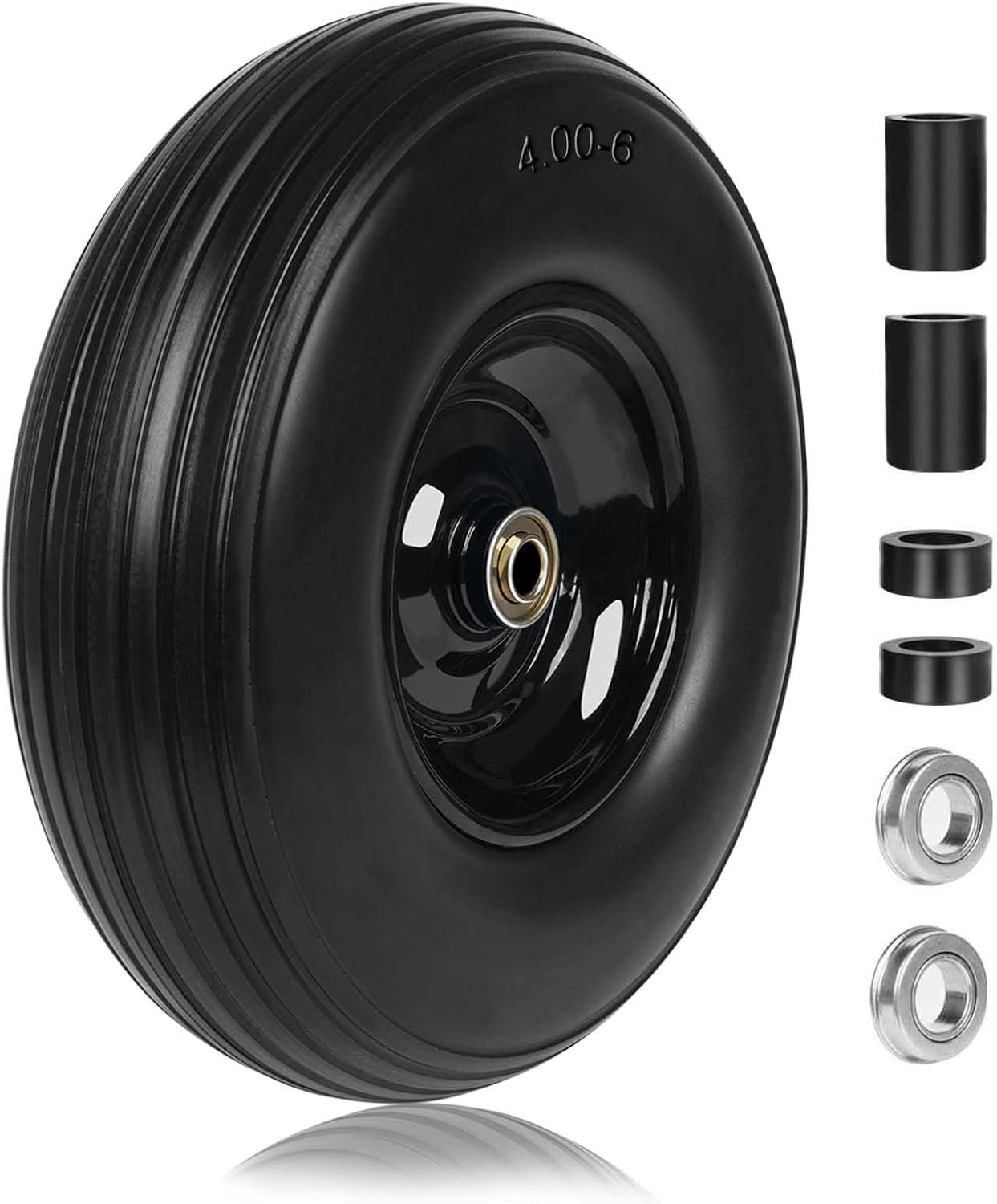 Upgrade⁤ Our ‌Wheelbarrow with 13-Inch Solid Tires for Ease!