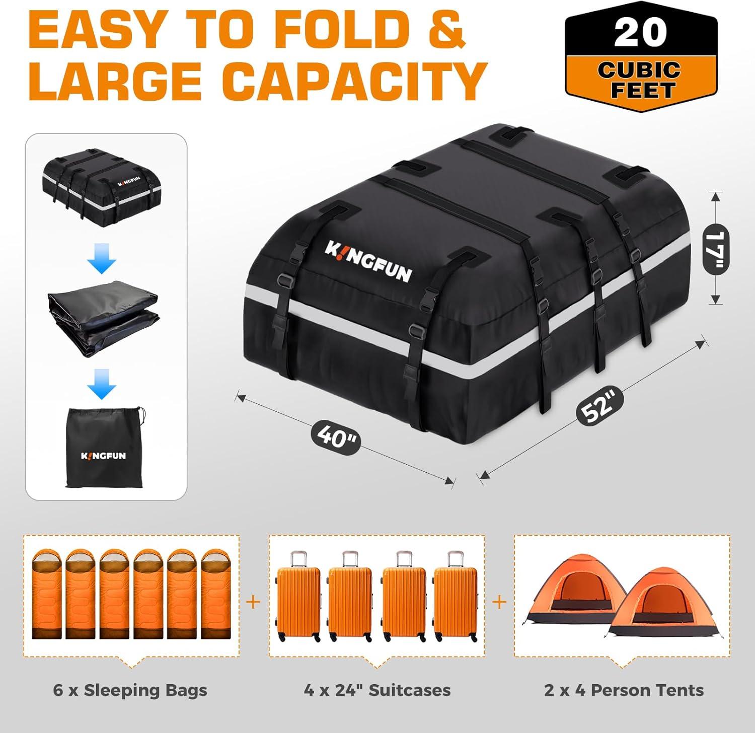 We ​Test the Kingfun 20 Cubic Feet Rooftop⁤ Cargo Carrier
