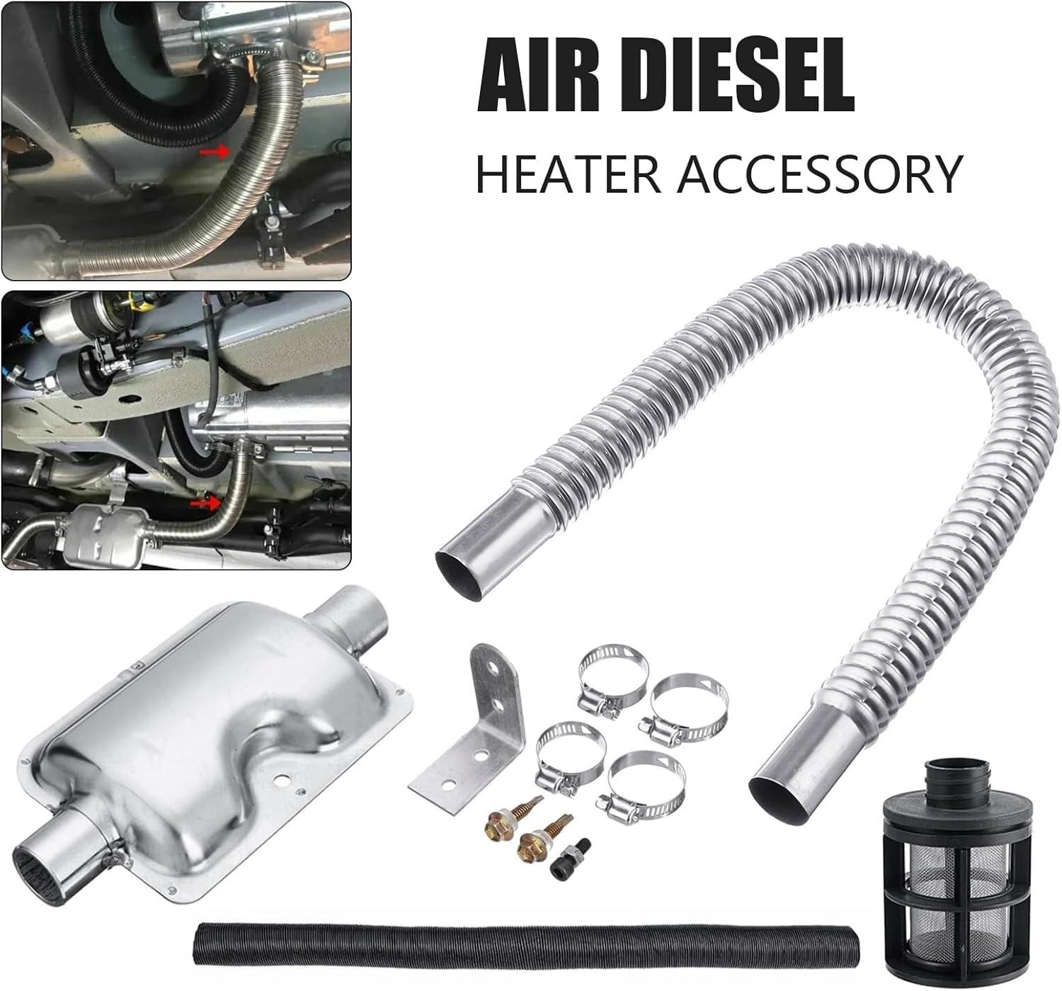 Ultimate Diesel Heater Kit: Quiet, Durable ⁢Exhaust Upgrade