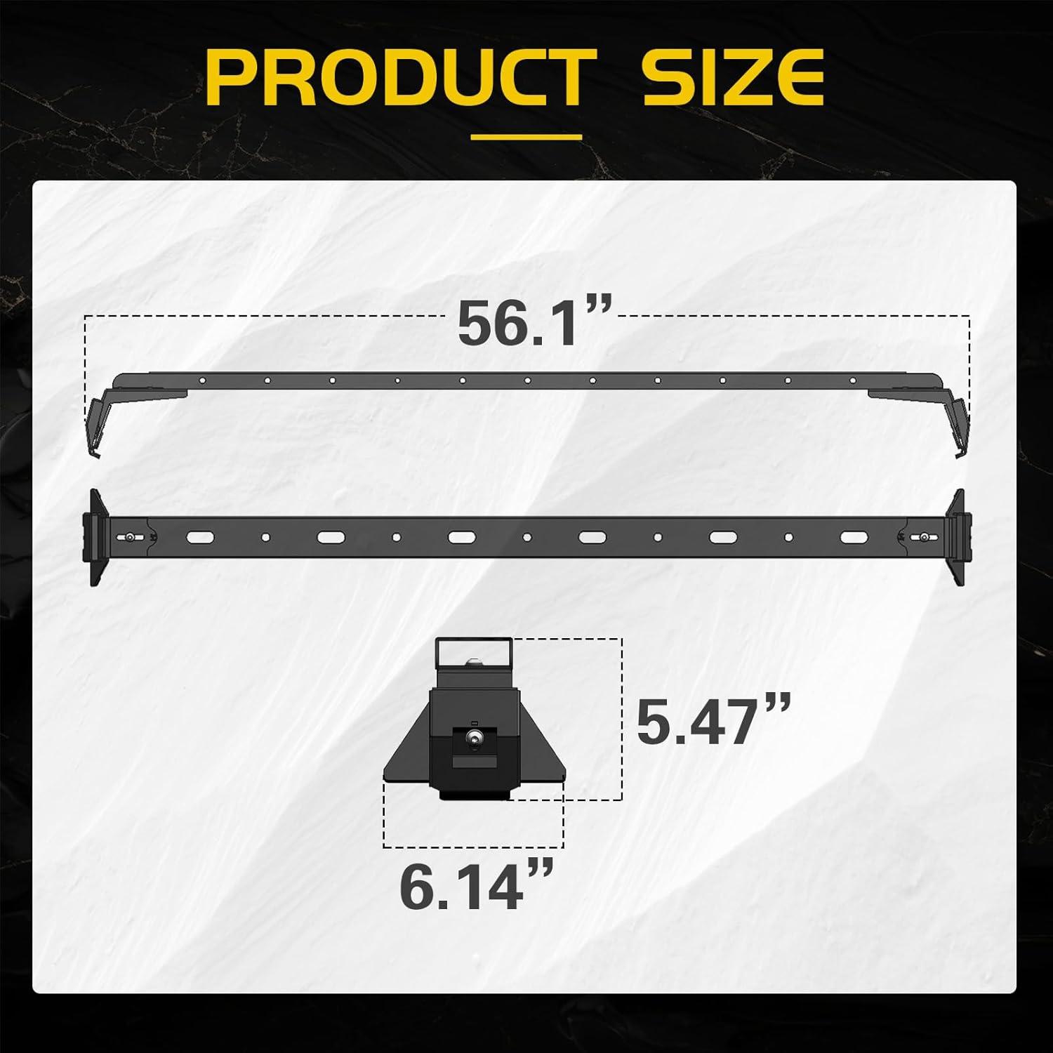 We Test: ‌Jeep Wrangler 400 lbs roof Rack Crossbars