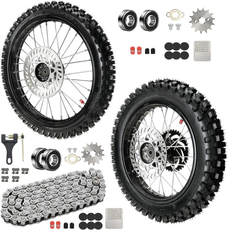 Upgrade Our Ride: High-Performance Dirt Bike Tire & Wheel Set