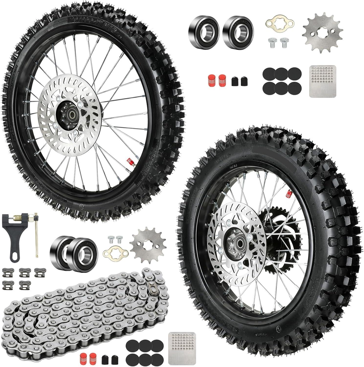 Upgrade Our Ride: High-Performance Dirt Bike Tire & Wheel Set