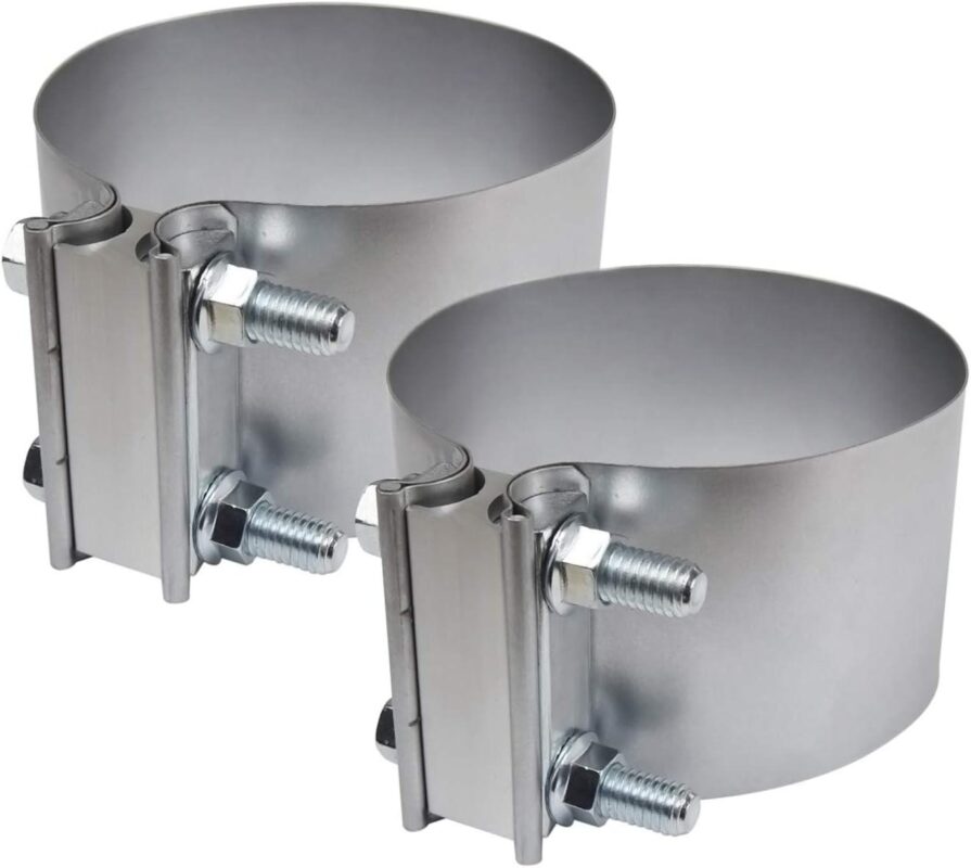 Leak-Proof 5″ Exhaust Clamps: Ultimate Pipe Protection