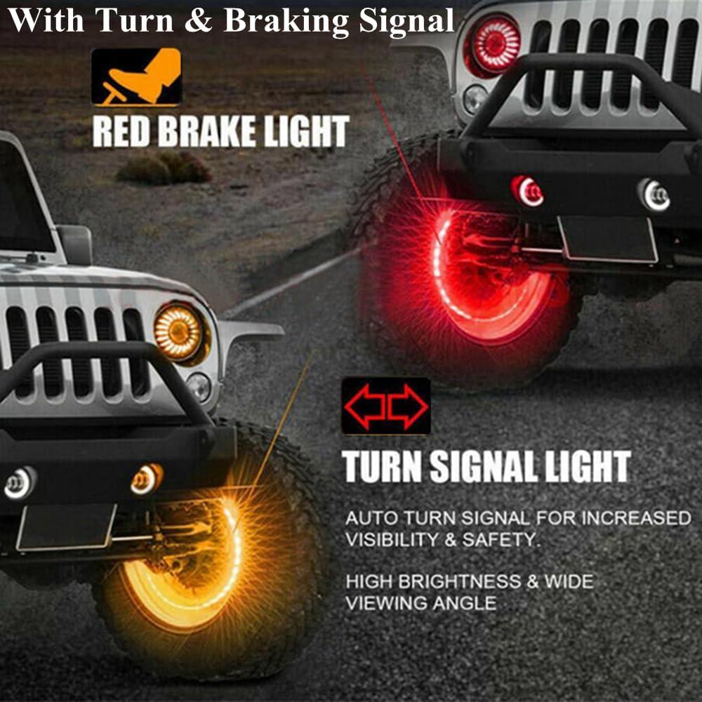 Illuminate⁣ Our Rides: RGB Wheel Lights for Trucks & SUVs