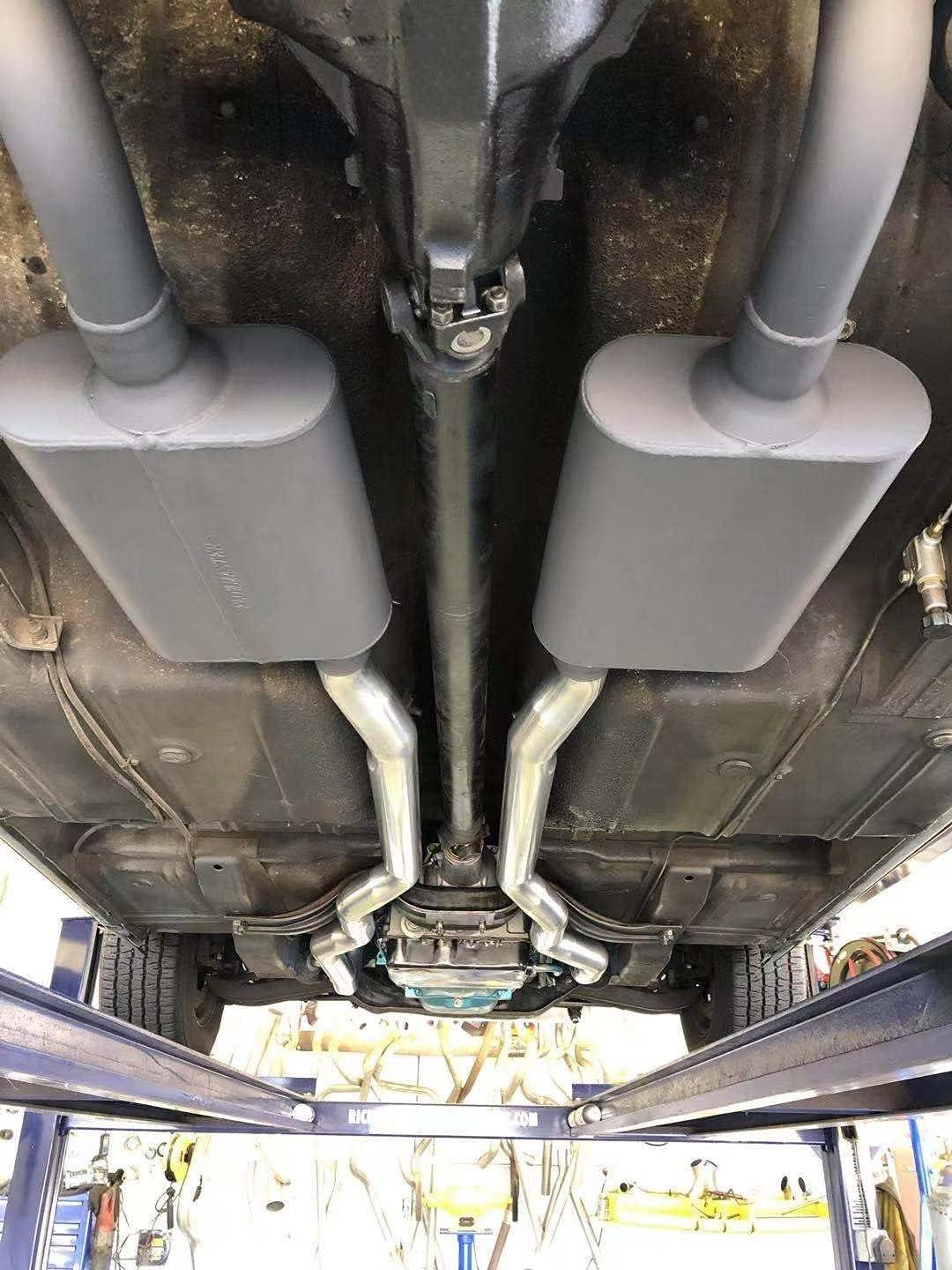 Unleash Power: Universal Dual chamber Muffler Roars!