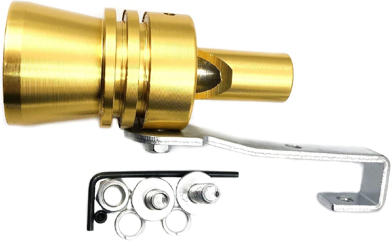 Roar Like a Turbo: XL Gold Exhaust Whistle Magic!