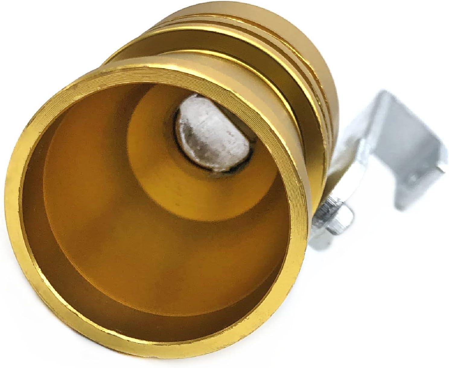 Roar Like a Turbo: XL Gold Exhaust Whistle Magic!
