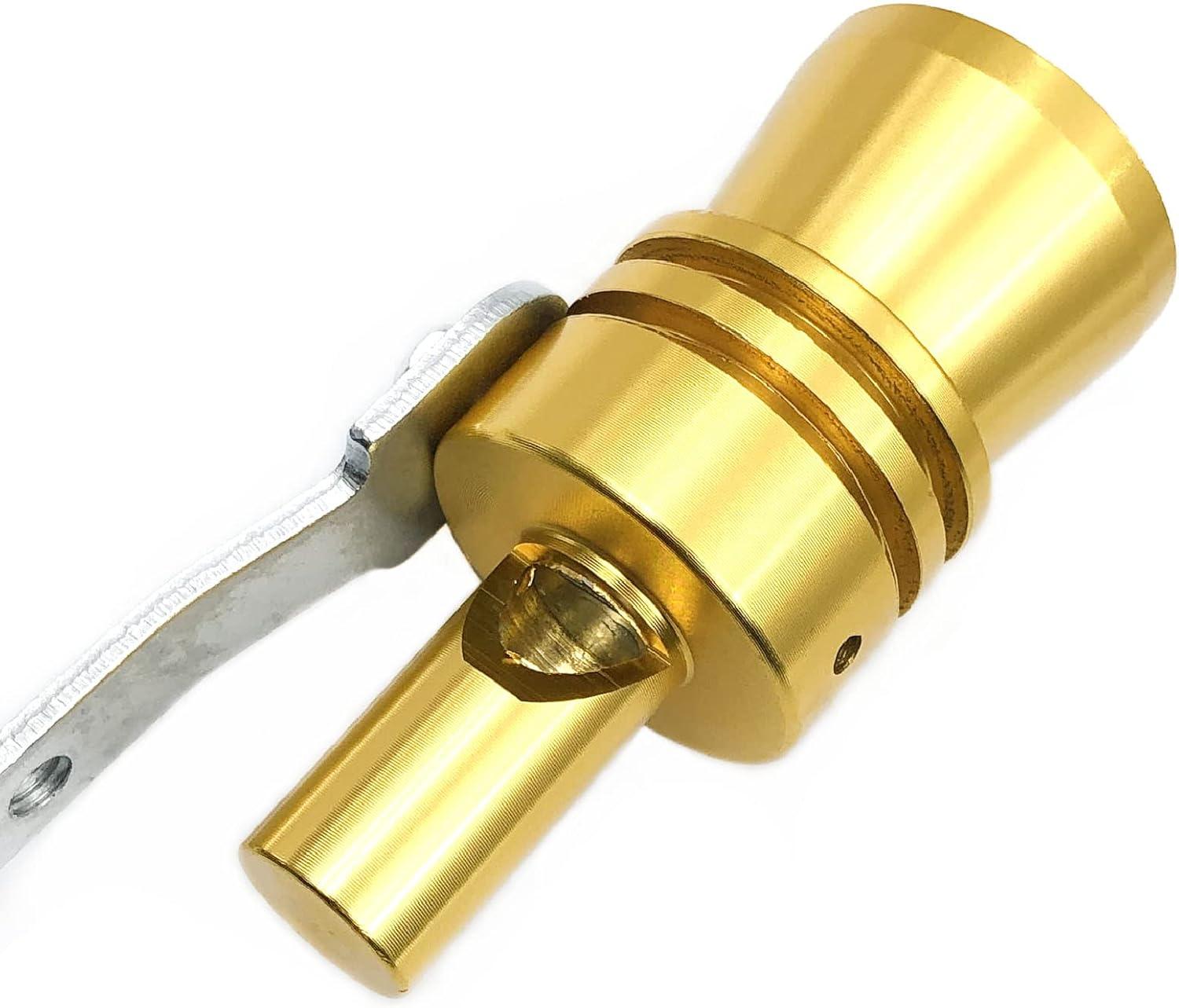 Roar Like a Turbo: XL Gold Exhaust Whistle Magic!