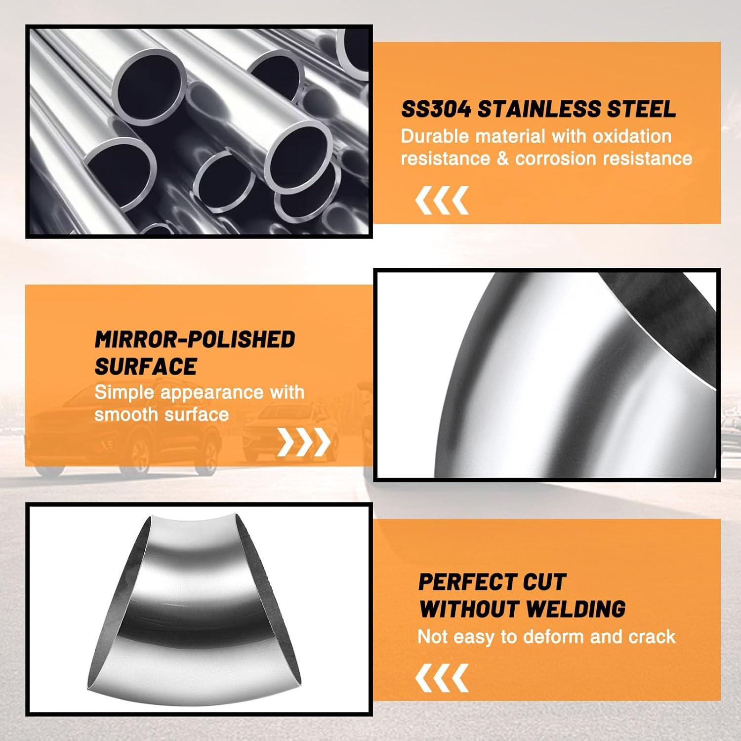 Upgrade Your Ride: Pro SS304 Exhaust Elbow Kit