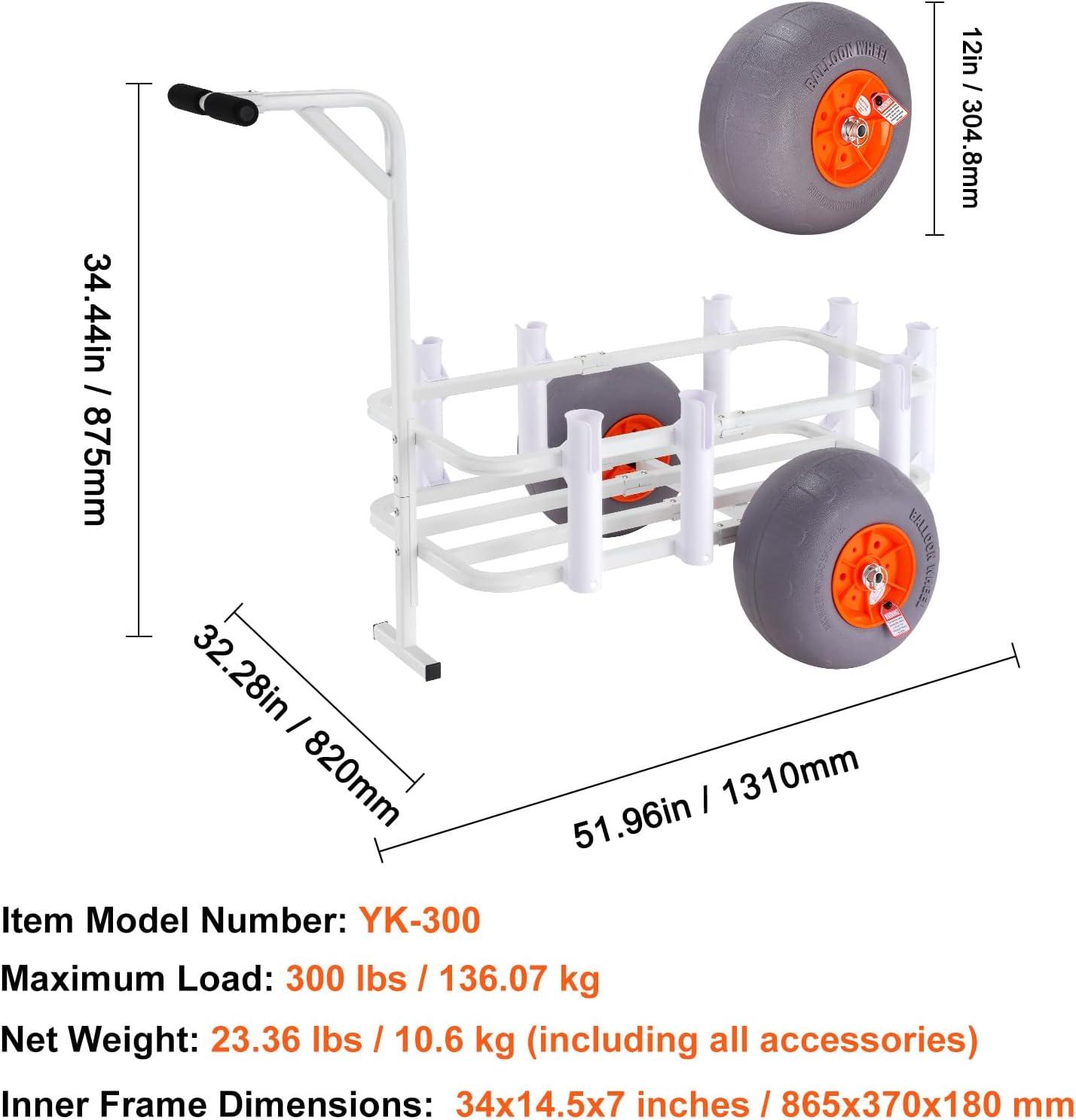 Discover Our VEVOR Beach Fishing Cart: ⁤Lightweight & Handy!