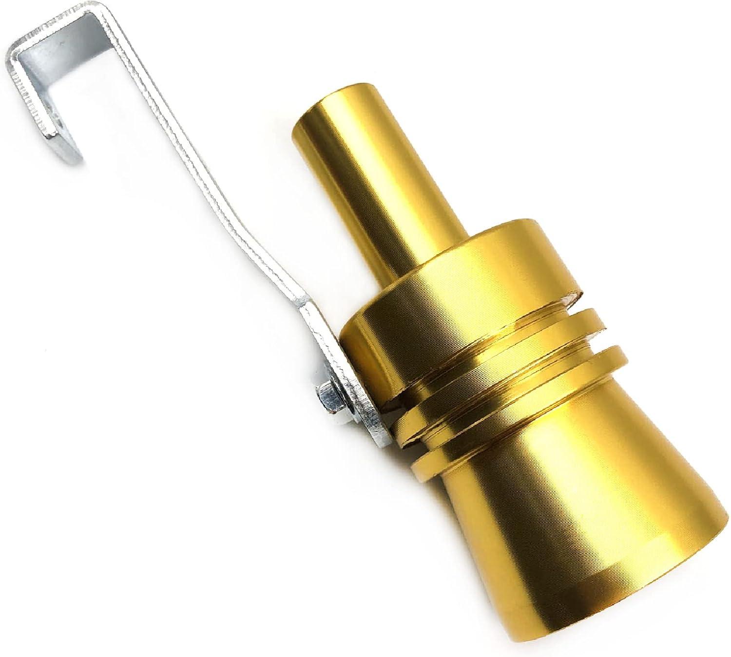 Roar Like a Turbo: XL Gold Exhaust Whistle Magic!