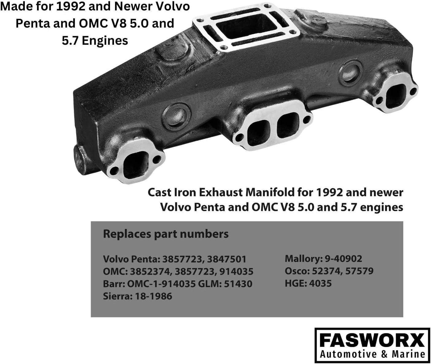 FASWORX V8 OMC Manifold: Boost Marine Power!
