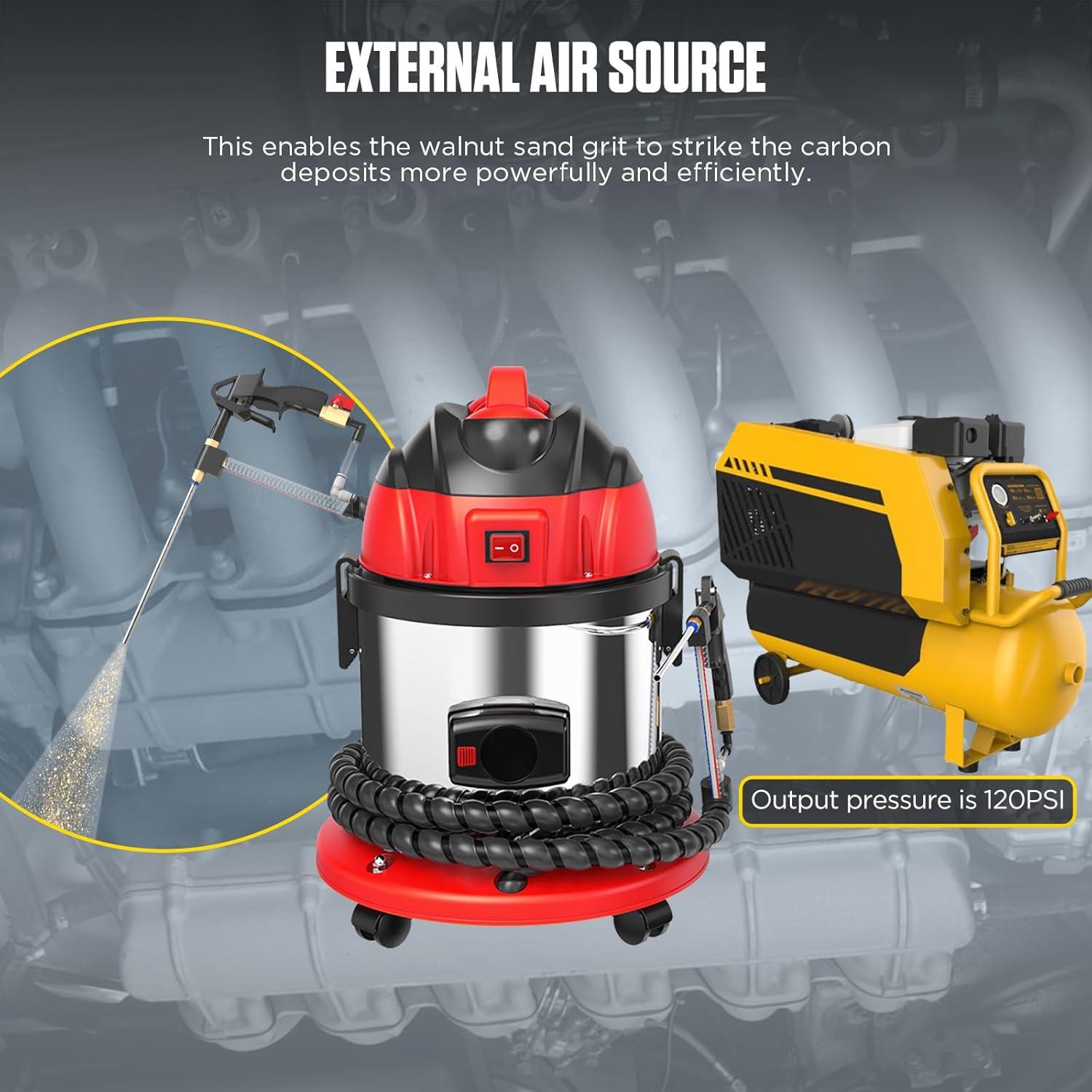 Blast Away Engine gunk: Ultimate Walnut Cleaner Pro!