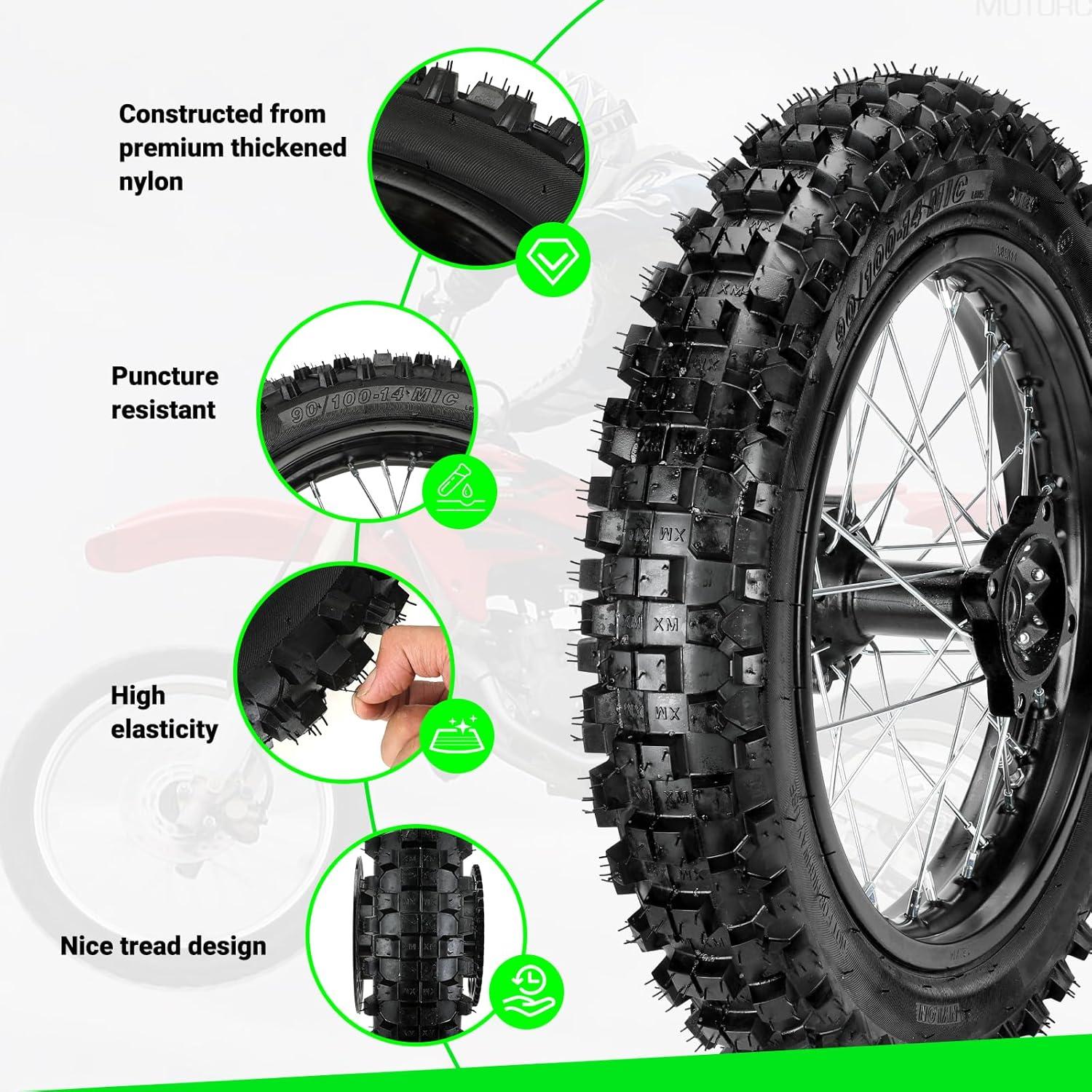 Upgrade ‌Our Ride: High-Performance Dirt Bike‌ tire ‌&‌ Wheel‌ Set