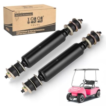 10L0L Rear Shock Absorbers for Club Car DS 1988-2008, Club Car Precedent 2004-Up Golf Cart, OEM# 102588501 1013164 1014236, 2 Pack